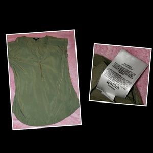 EXPRESS Olive Green Sleeveless Top
